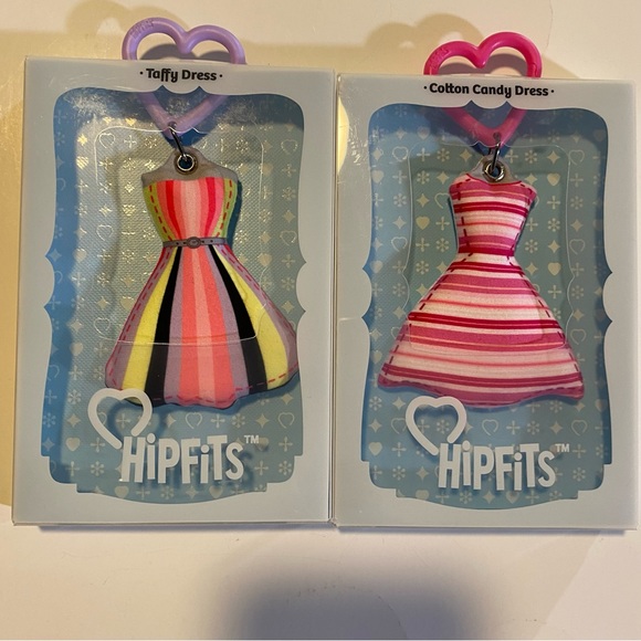 Hipfits backpack fob, pair of 2 NIP, soft and squishy. Soothing to hold - Picture 1 of 3